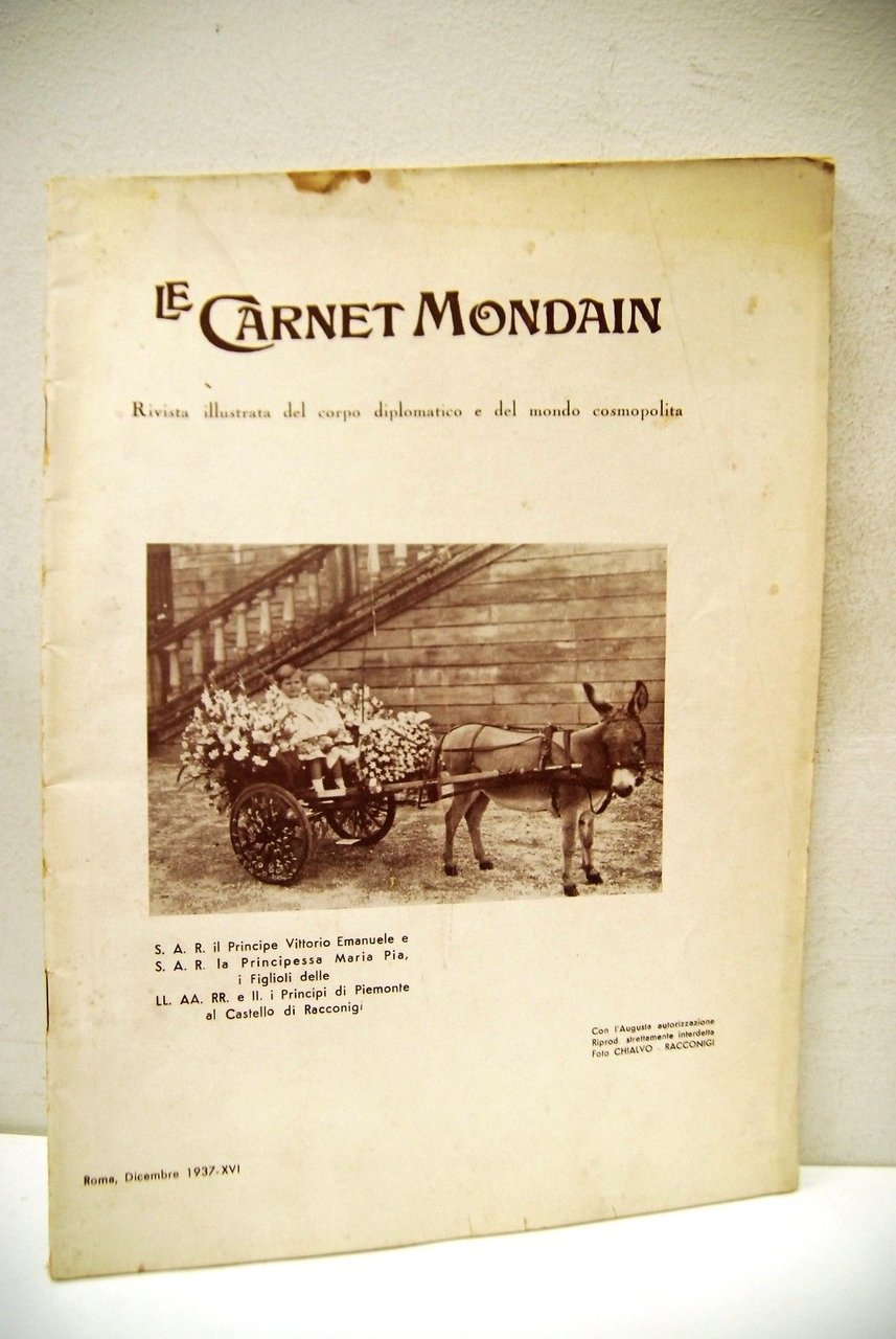 Le Carnet Mondain numero (Dicembre 1937) principe vittorio emanuele e …