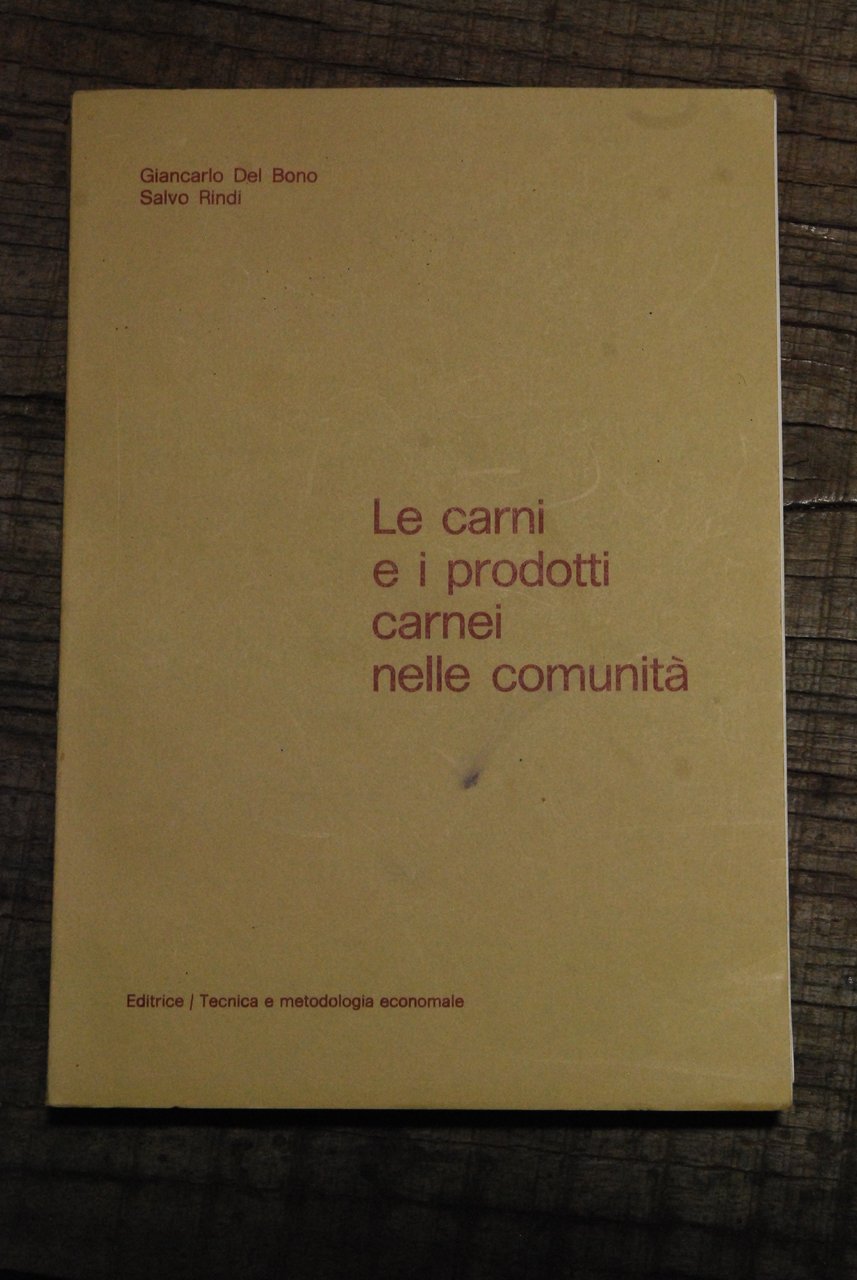 le carni e i prodotti carnei nelle comunità NUOVISSIMO