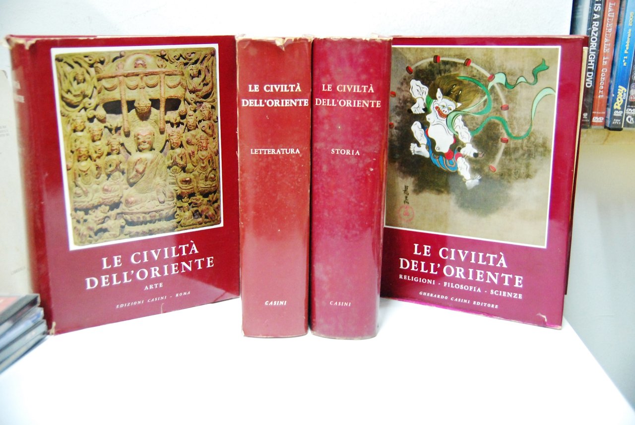 Le civlità dell'oriente 4 voll. Cpl. Arte letteratura storia religioni …