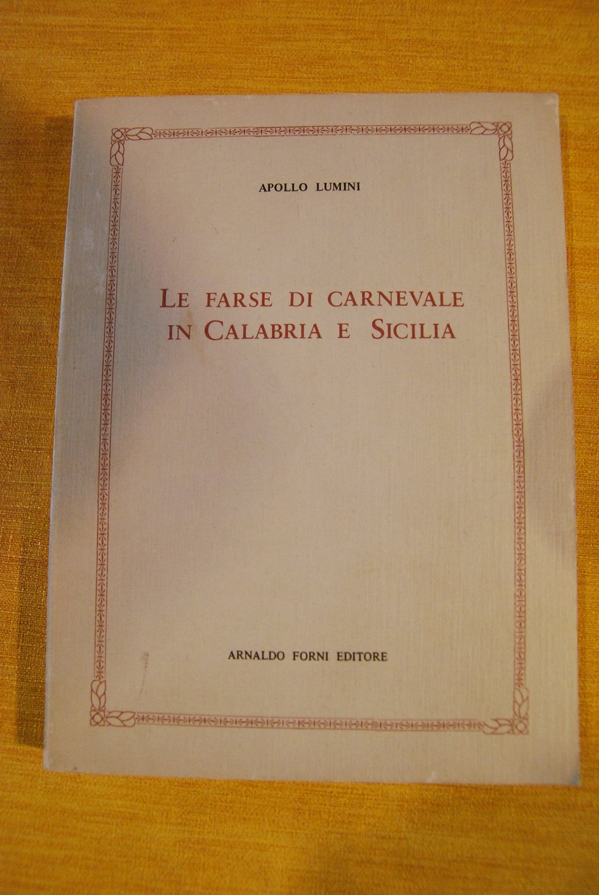 le farse di carnevale in calabria e sicilia | Immagine principale