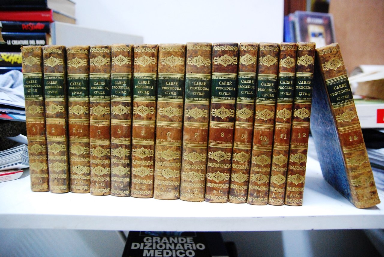 Le leggi della procedura civile 12 volumi completi + appendice