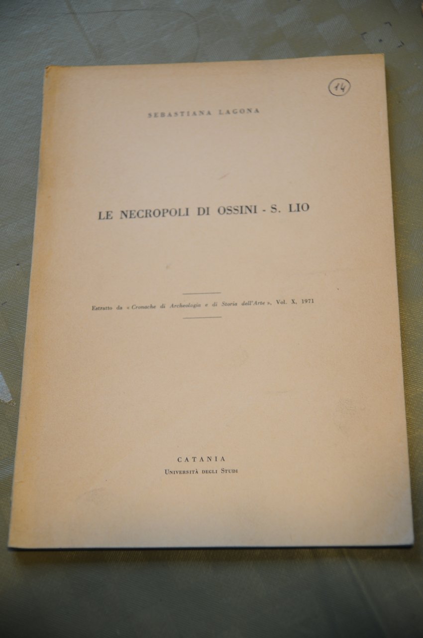 le necropoli di ossini