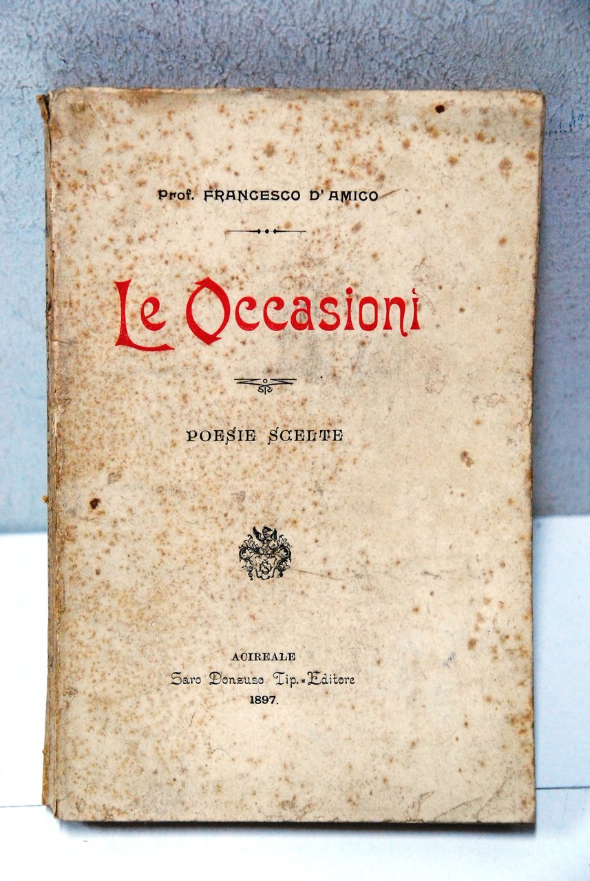 Le occasioni poesie scelte
