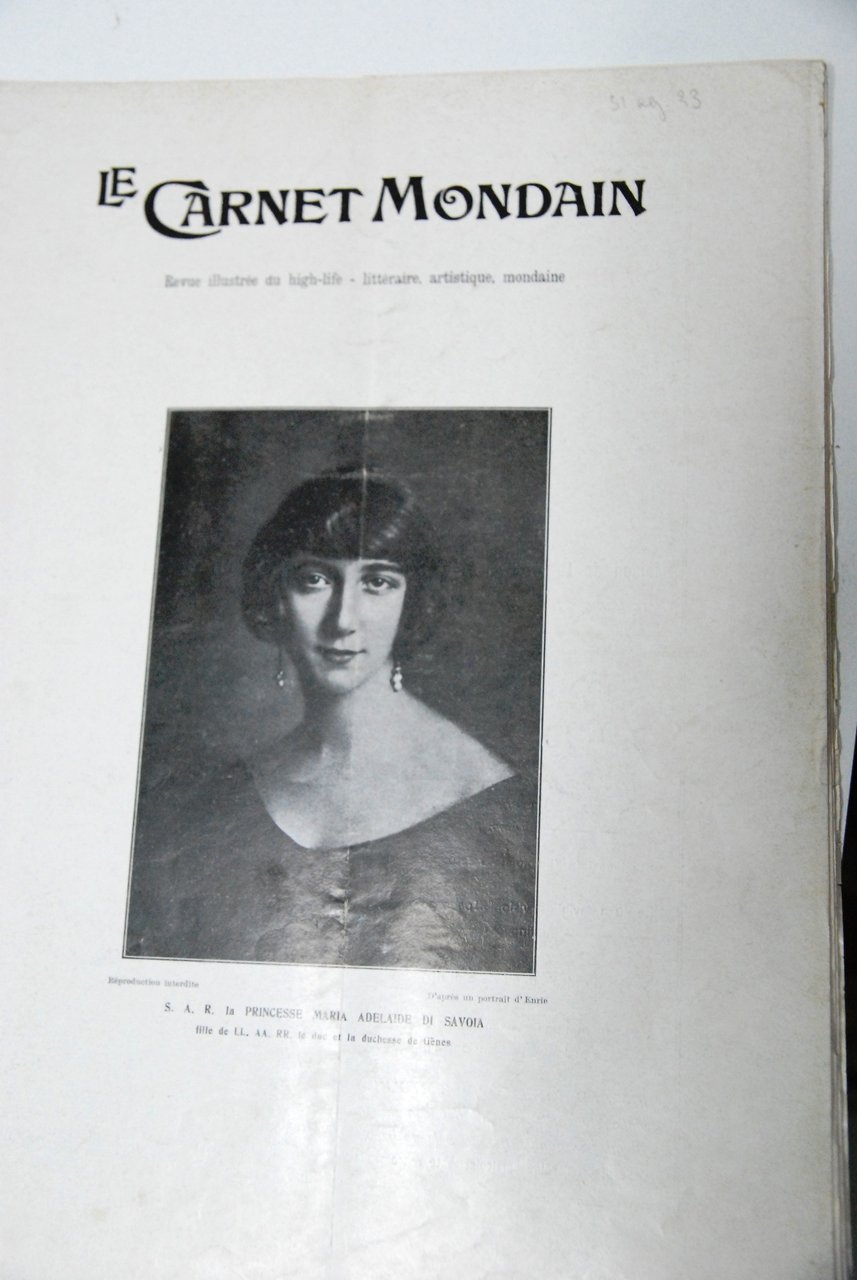 le princesse maria adelaide di savoia