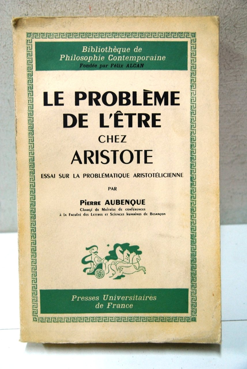 Le probleme de l'etre chez aristote | Immagine principale