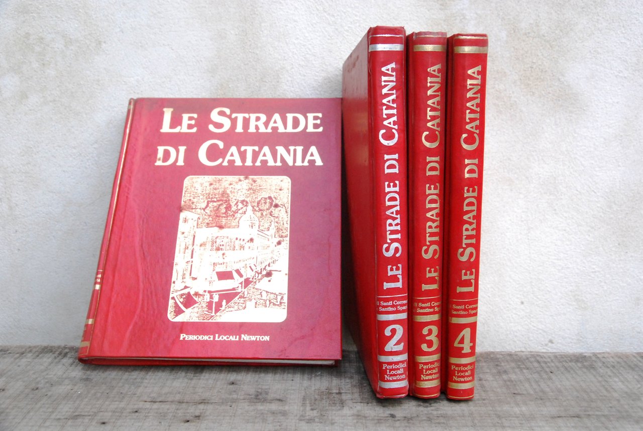 le strade di catania 4 voll. opera cpl. NUOVISSIMI