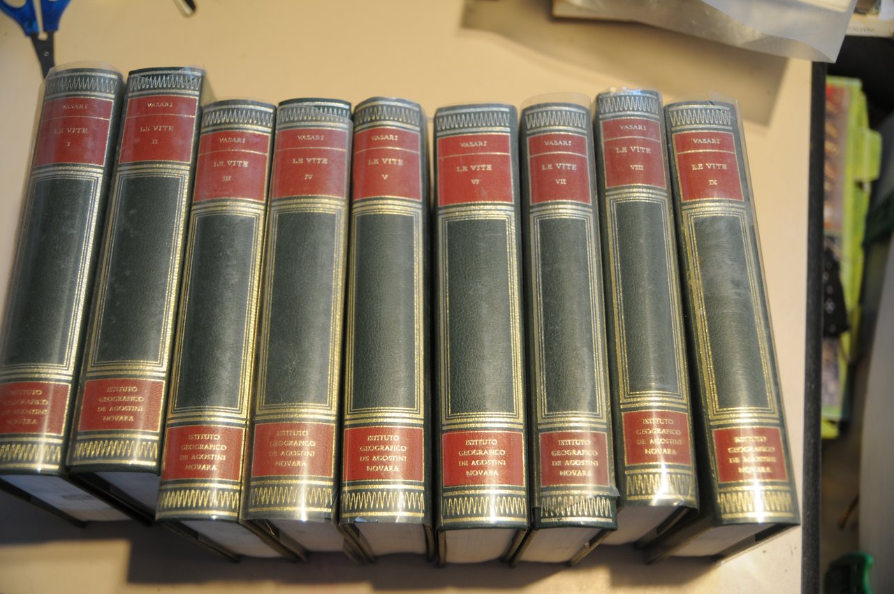 LE VITE 9 voll. opera cpl. NUOVISSIMI