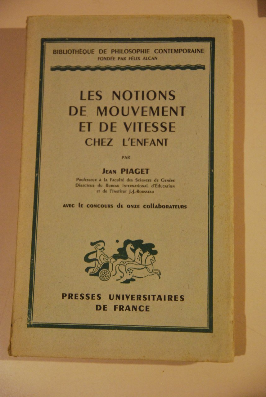 les notions de mouvement et de vitesse chez l'enfant NUOVISSIMO