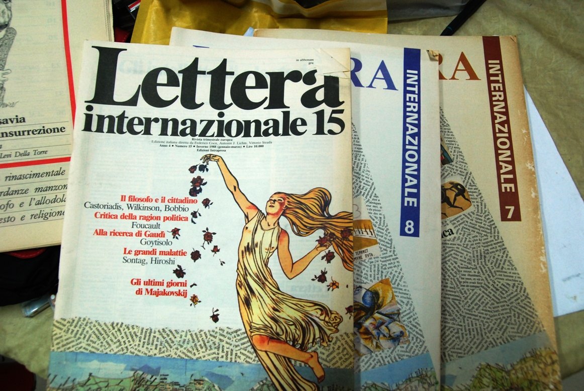 Lettera internazionale, rivista trimestrale europea 7,8, 15
