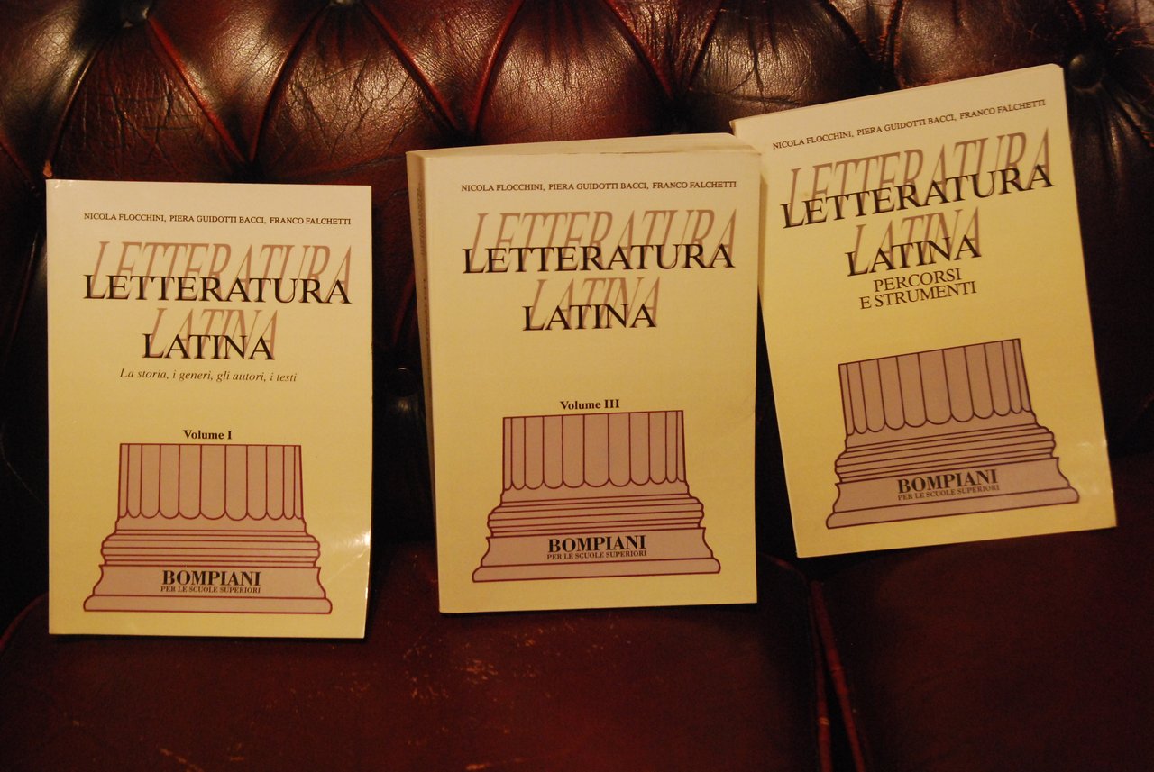 letteratura latina voll. 1,3 e percorsi strumenti NUOVI