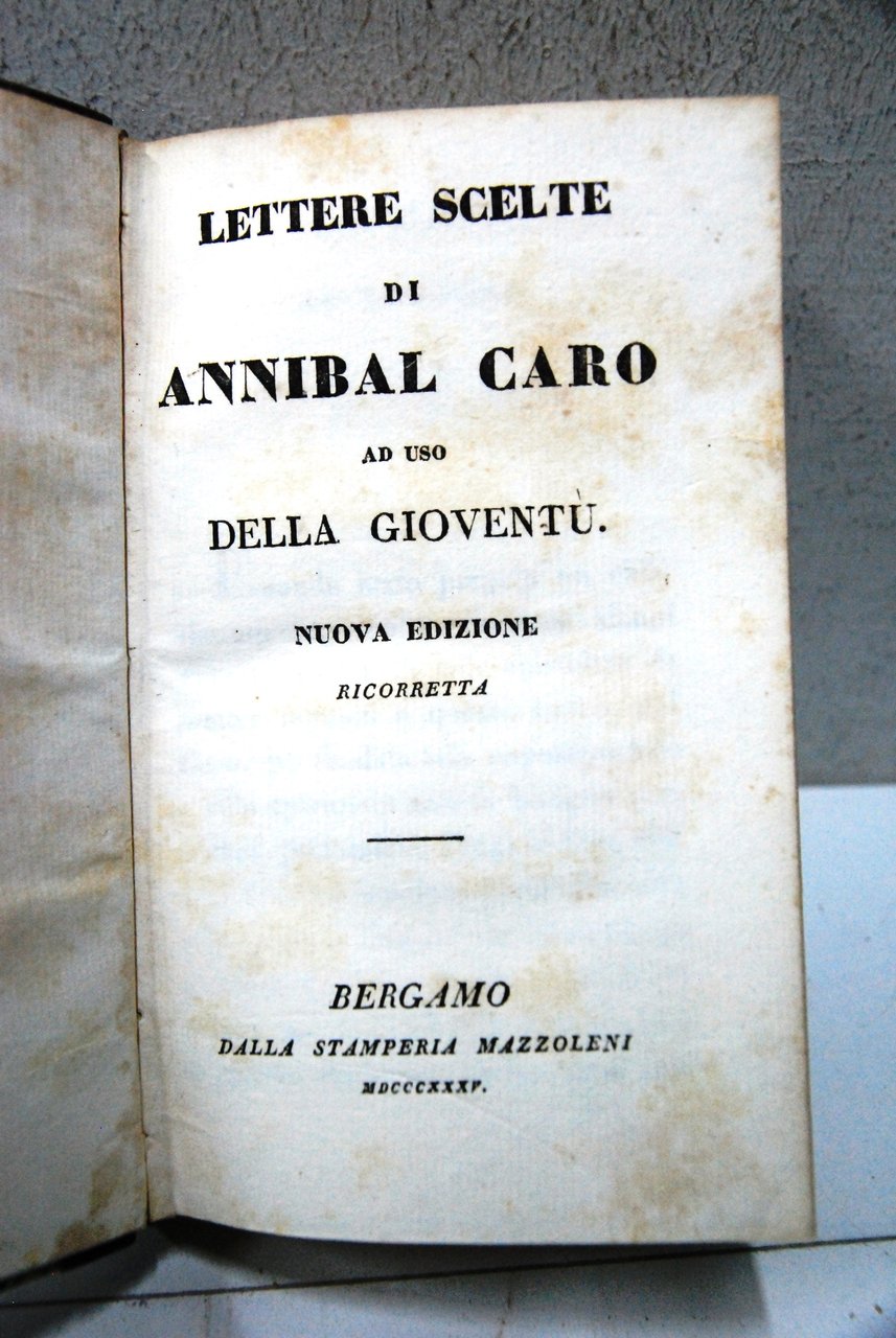 lettere scelte ad uso della gioventù (perfette cdz. pari al … | Immagine principale