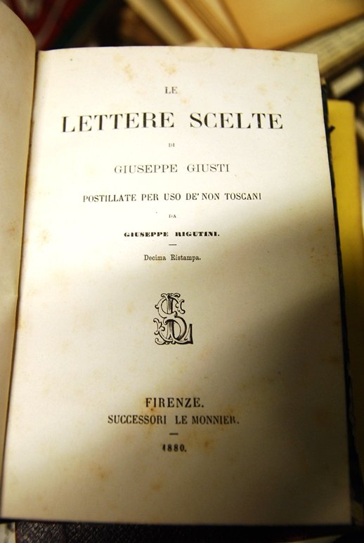 Lettere Scelte di Giuseppe Giusti
