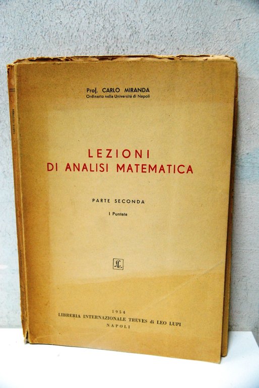 lezioni di analisi matematica parte seconda