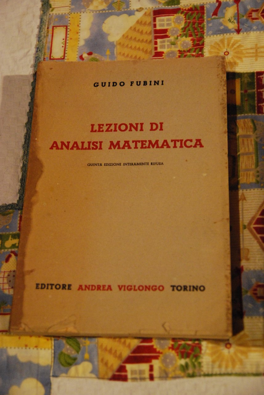 lezioni di analisi matematica quinta edizione