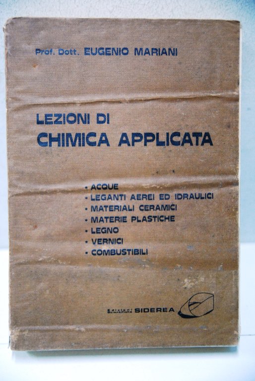Lezioni di chimica applicata