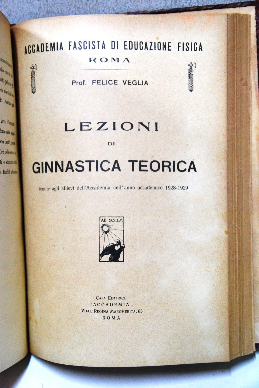 Lezioni di ginnastica teorica