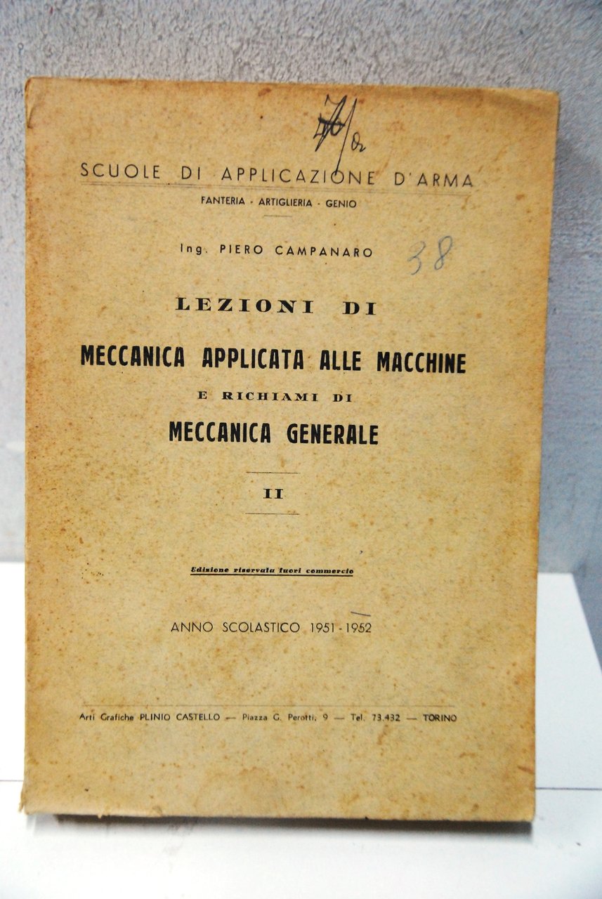 lezioni di meccanica applicata alle macchine e richiami di meccanica …