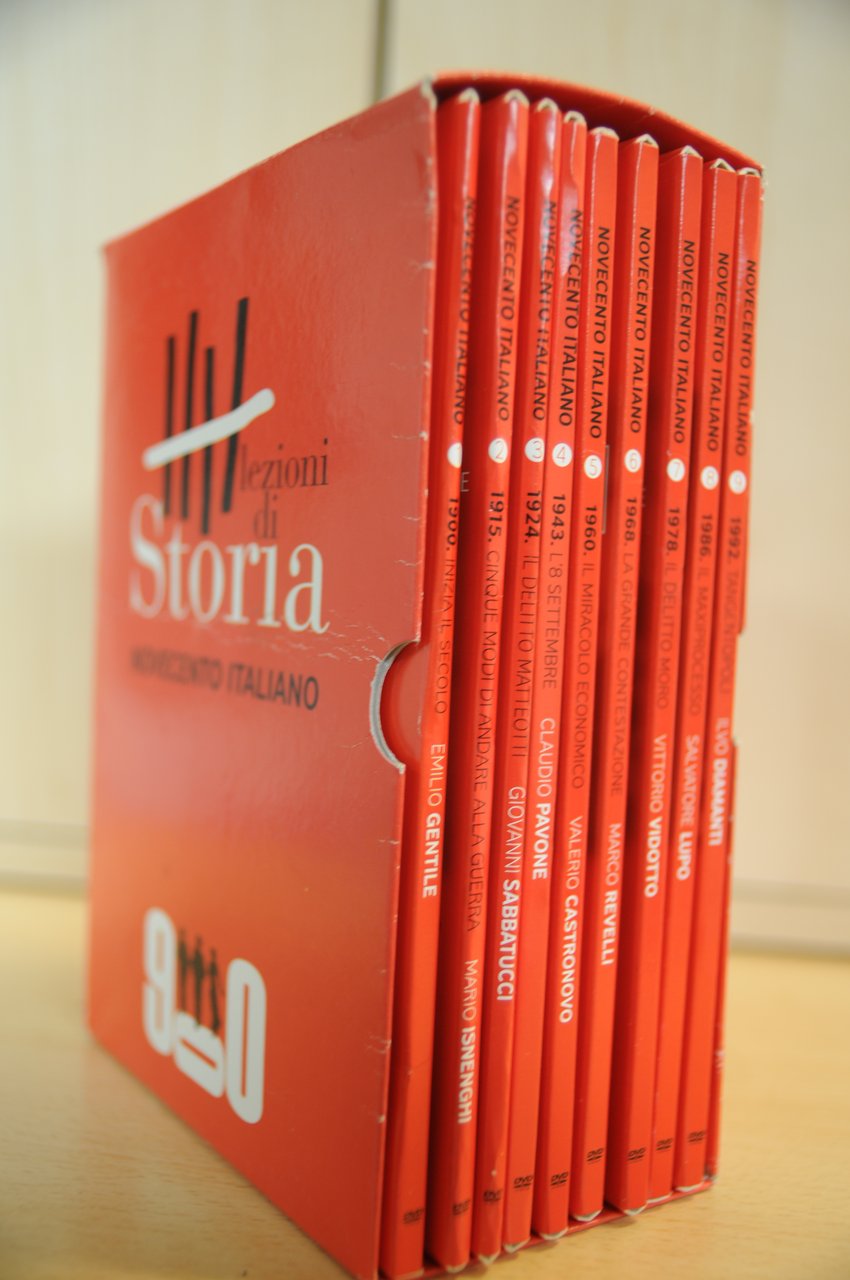 lezioni di storia serie cpl. 9 dvd in cofanetto NUOVISSIMI