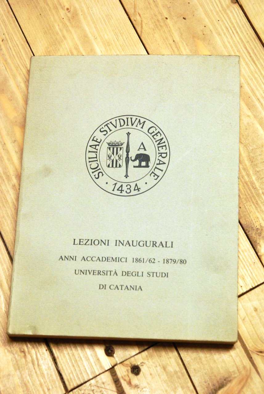 lezioni inaugurali anni accademici 1861-62 1879-80 università degli studi di … | Immagine principale