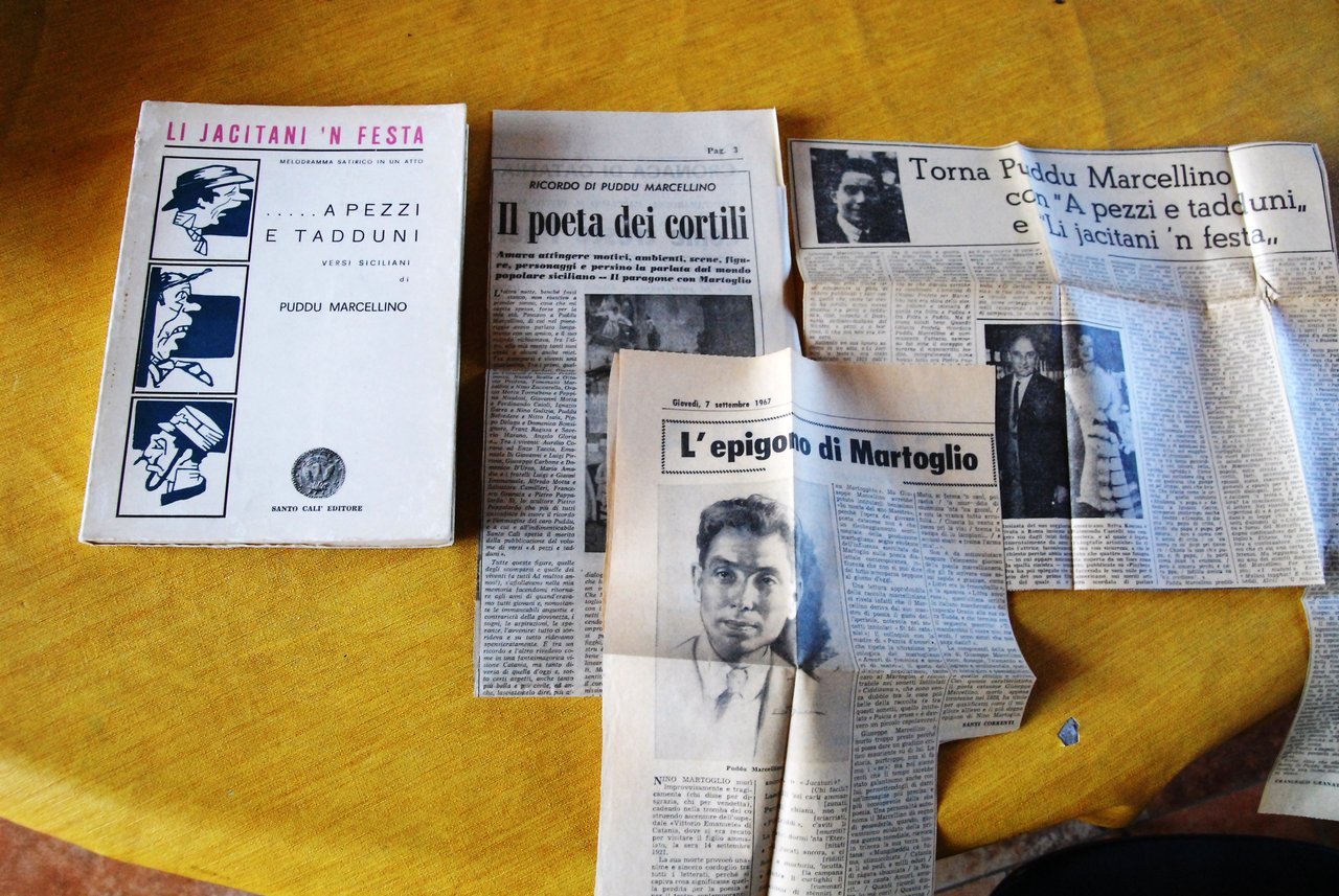 li jacitani festa pezzi e tadduni completo con giornali dell'epoca | Immagine principale