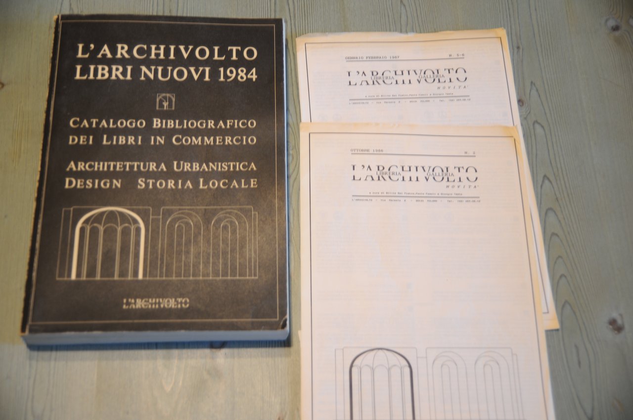 LIBRI NUOVI 1984 insieme con i numm. 2 del 1986 …