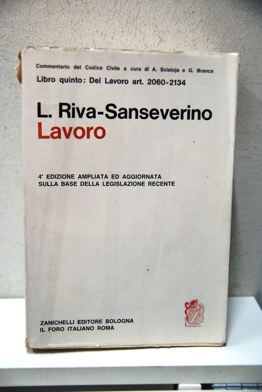 Libro Quinto del lavoro art. 2060 - 2134