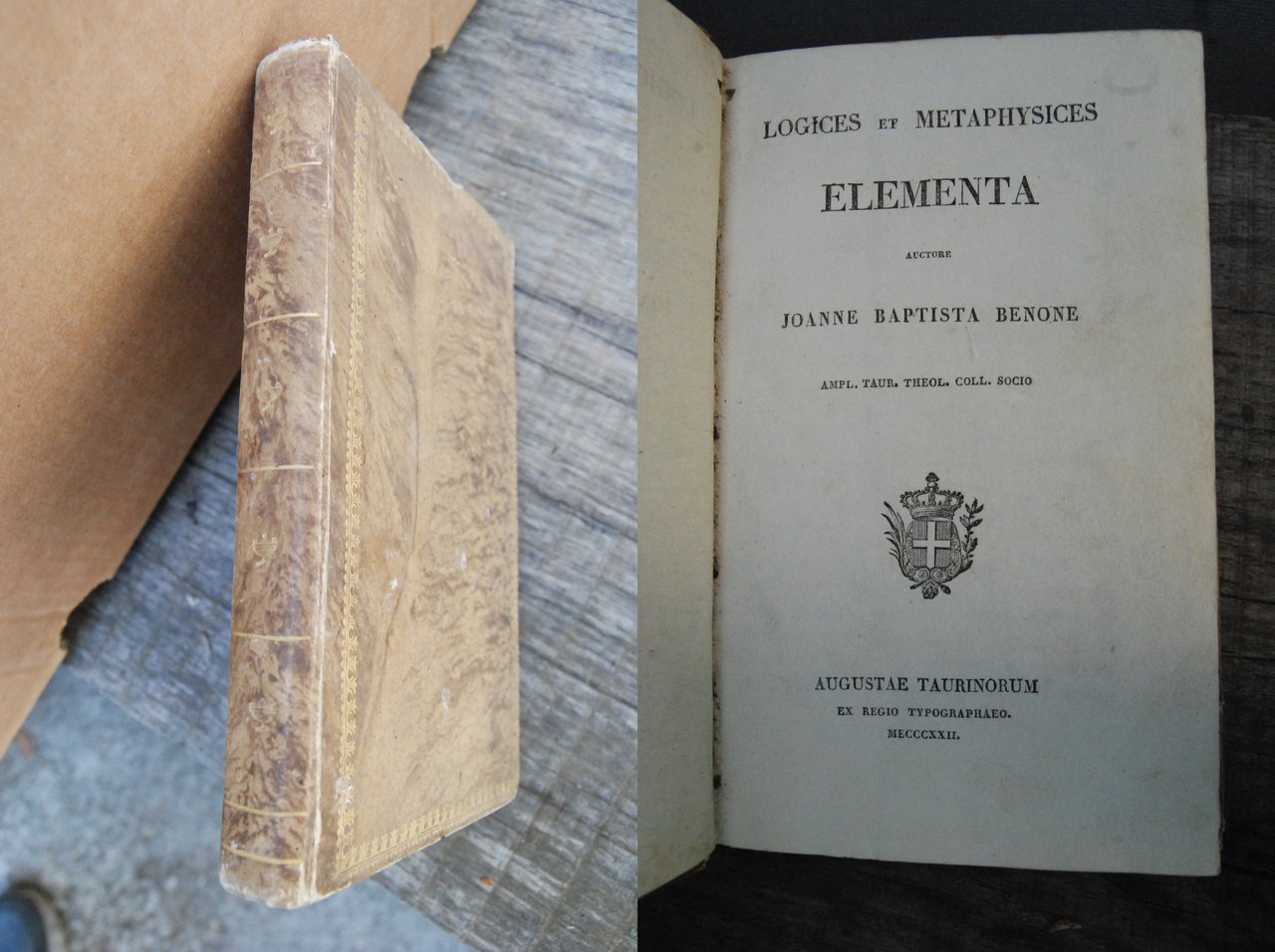 LOGICES ET METAPHYSICES ELEMENTA nuovissimo 1 ed.
