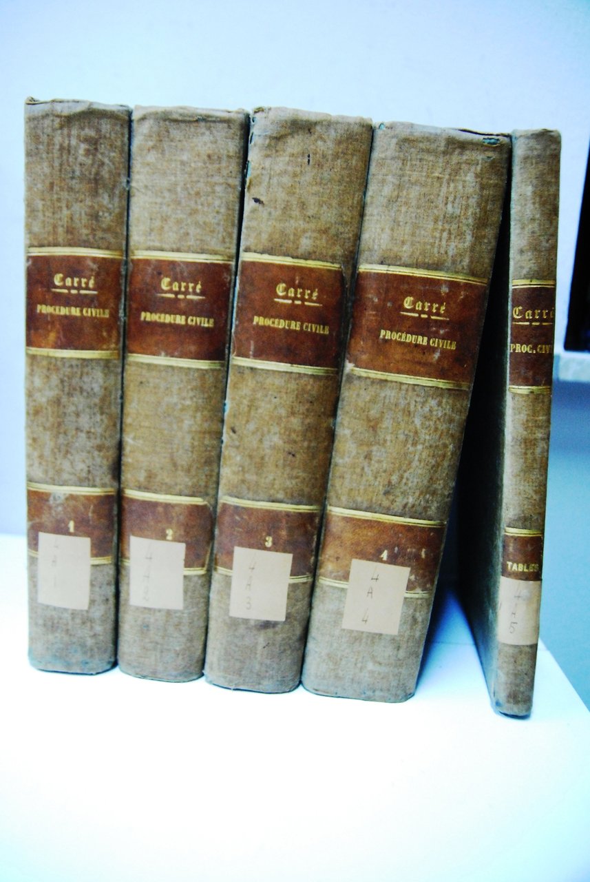 Lois de la procedure civile in 4 volumi completi