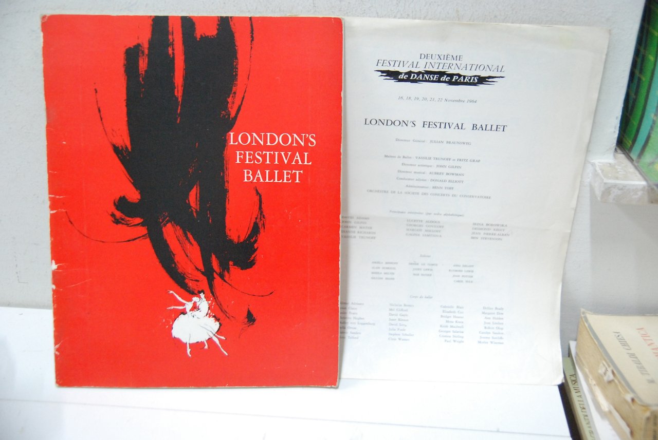 london's festival ballet 1964 julian braunsweg anton dolin souvenir 1960 … | Immagine principale
