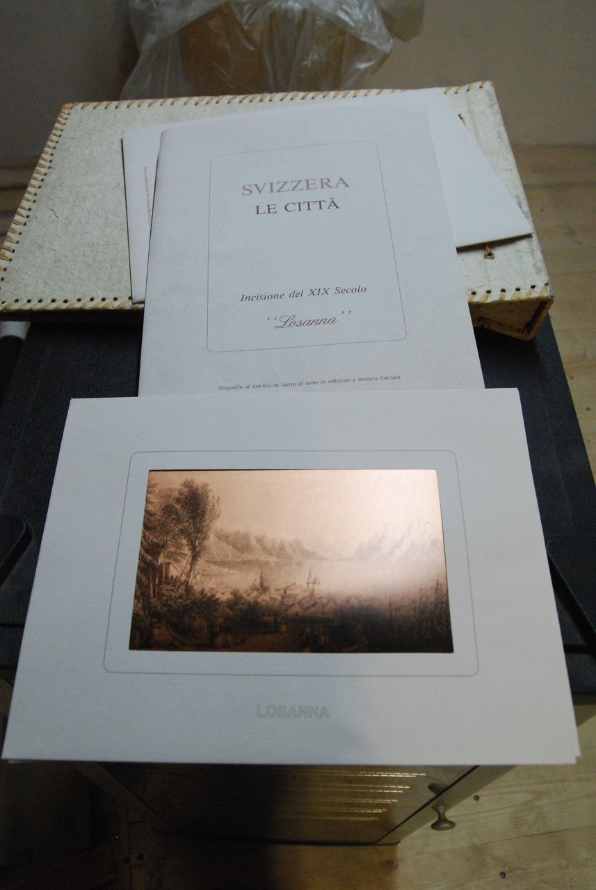 losanna incisione del xix secolo litografia al torchio su lastra … | Immagine principale
