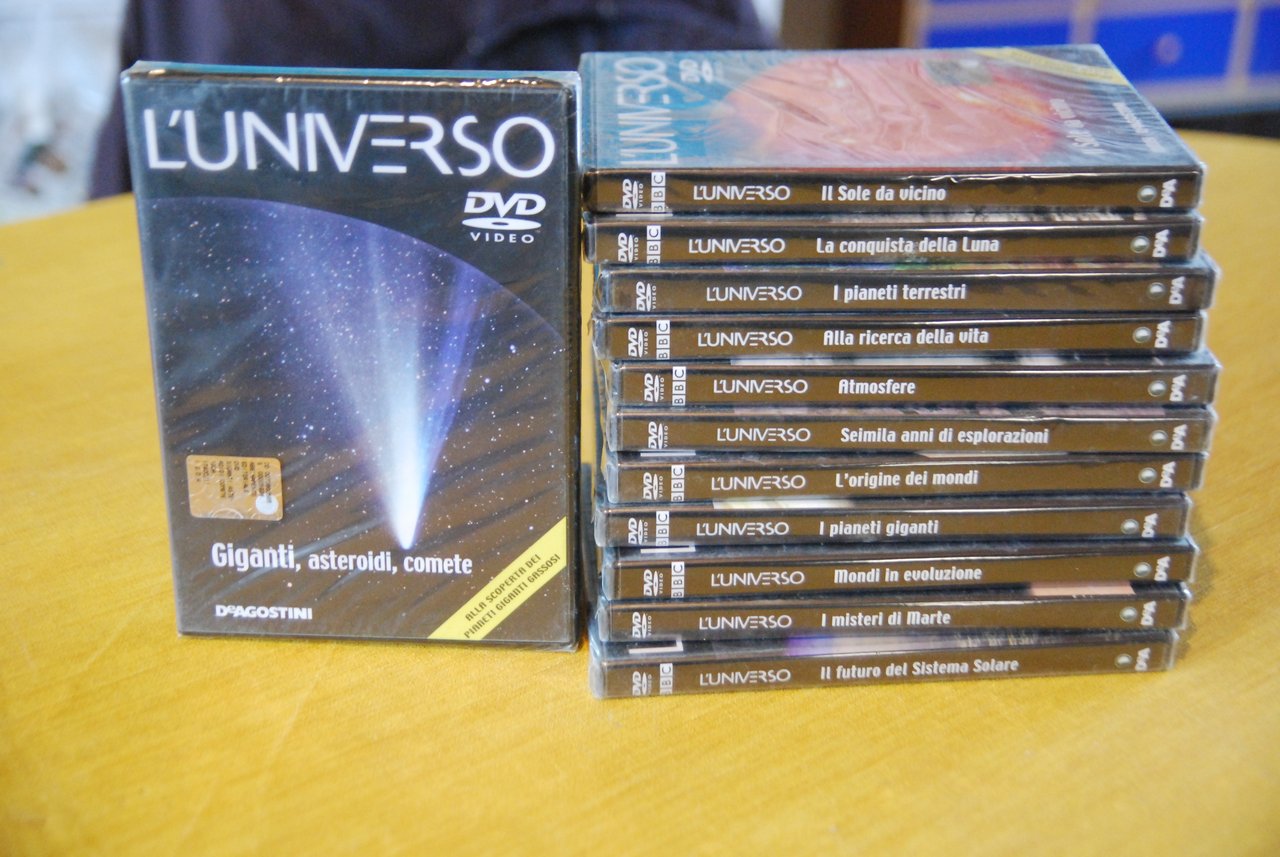 lotto 12 dvd l'universo NUOVI nel cellophane
