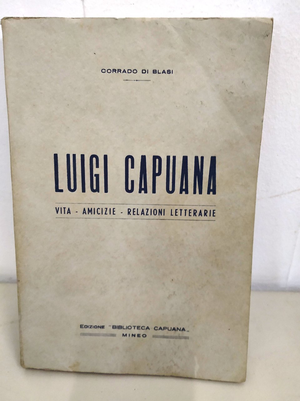 luigi capuana vita amicizie relazioni letterarie