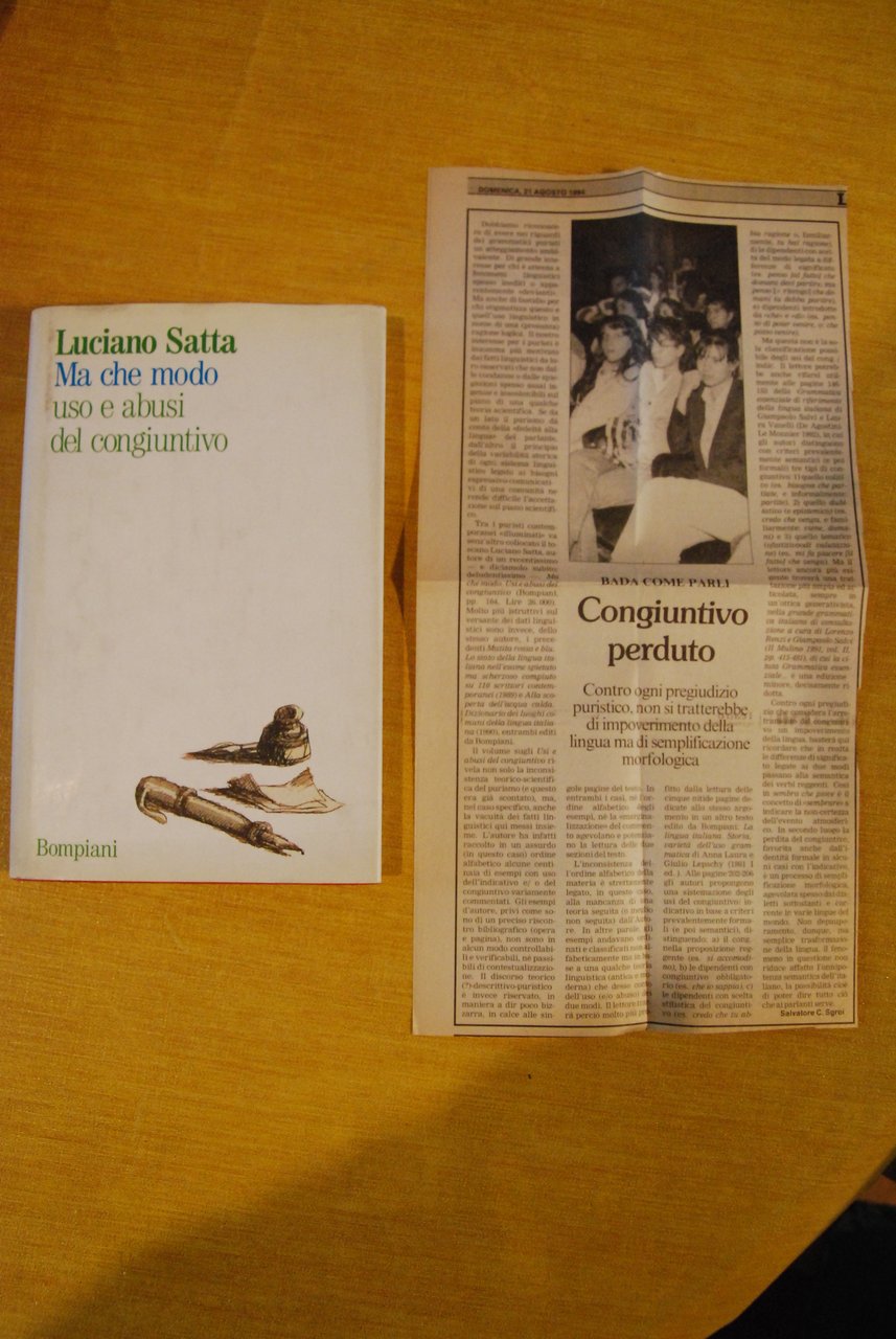 ma che modo (con articolo di giornale)