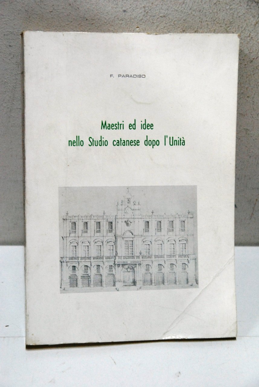 maestri ed idee nello studio catanese dopo l'unità | Immagine principale