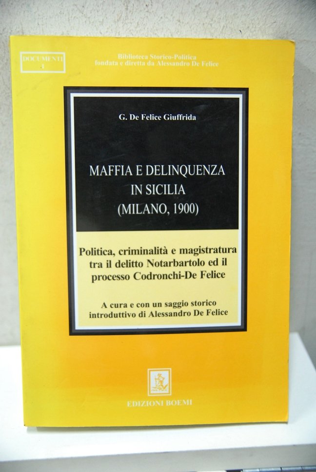 Mafia e delinquenza in Sicilia