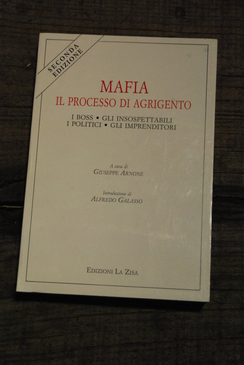 mafia il processo di agrigento NUOVISSIMO