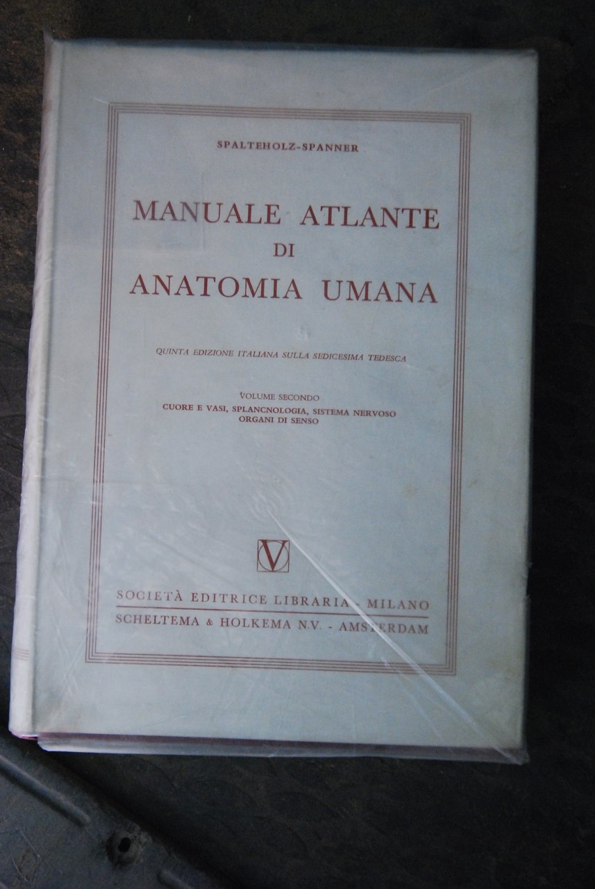 manuale atlante di anatomia umana quinta ed. vol. 2 NUOVO