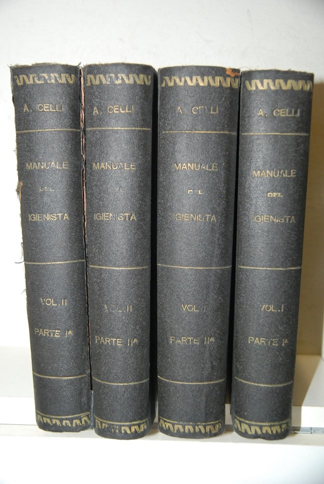Manuale d'Igienista, 4 volumi completi