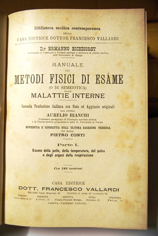 Manuale dei Metodi Fisici di Esame, parte I | Immagine principale