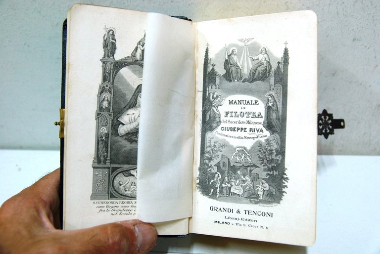 Manuale di filotea del sacerdote milanese giuseppe riva penitenziere della metropolitana