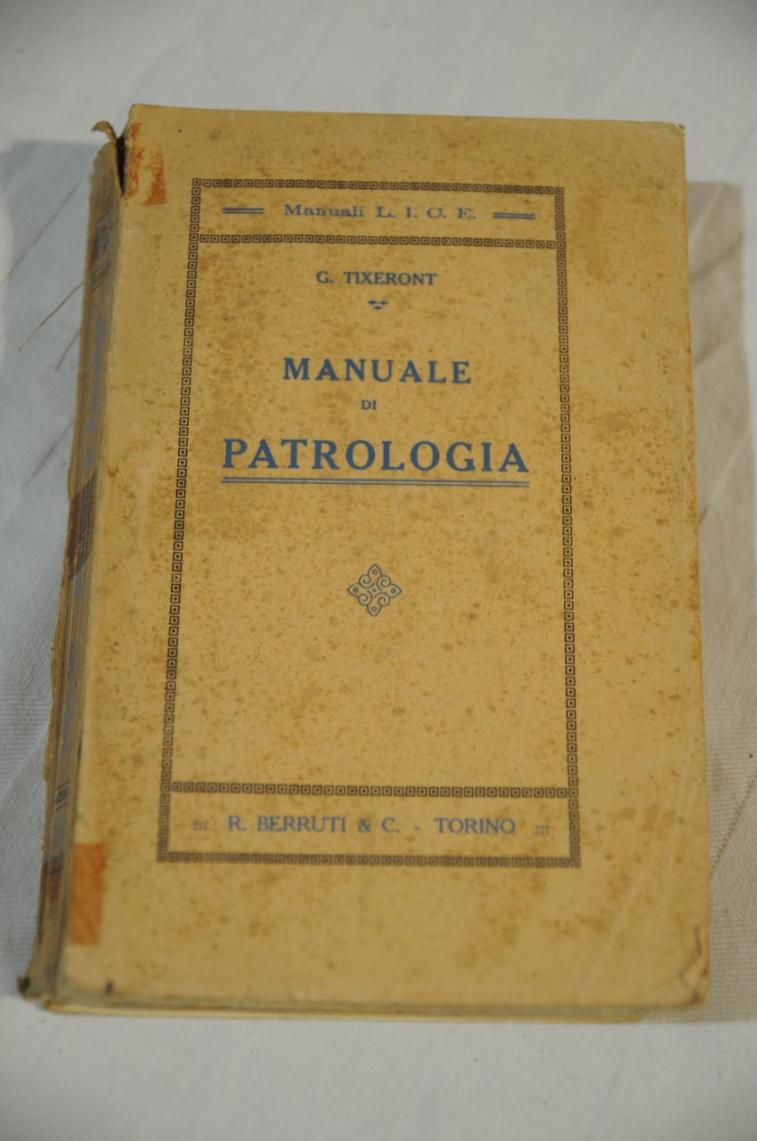 manuale di patrologia | Immagine principale