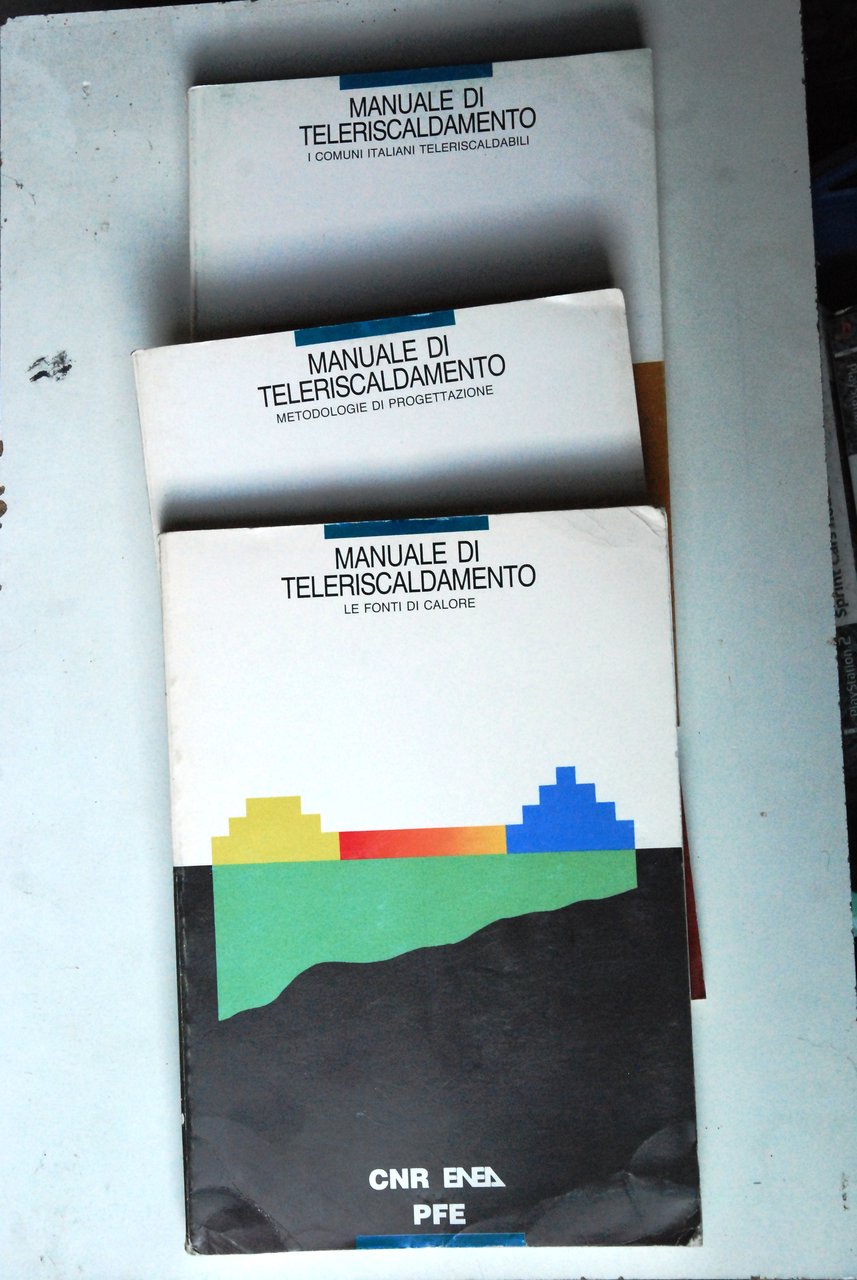 manuale di teleriscaldamento 3 voll. cpl. NUOVO