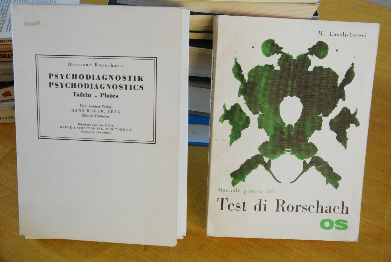 manuale pratico del test di e rorschach psychodiagnostik psychodiagnostics tafeln …