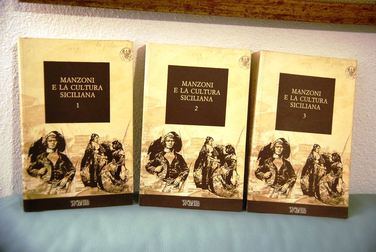 Manzoni e la cultura Siciliana, 3 volumi collana completa | Immagine principale