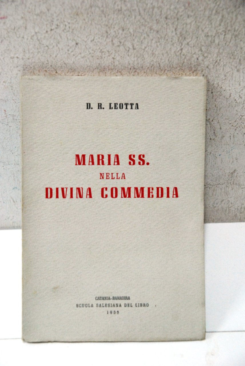 maria ss. nella divina commedia NUOVO