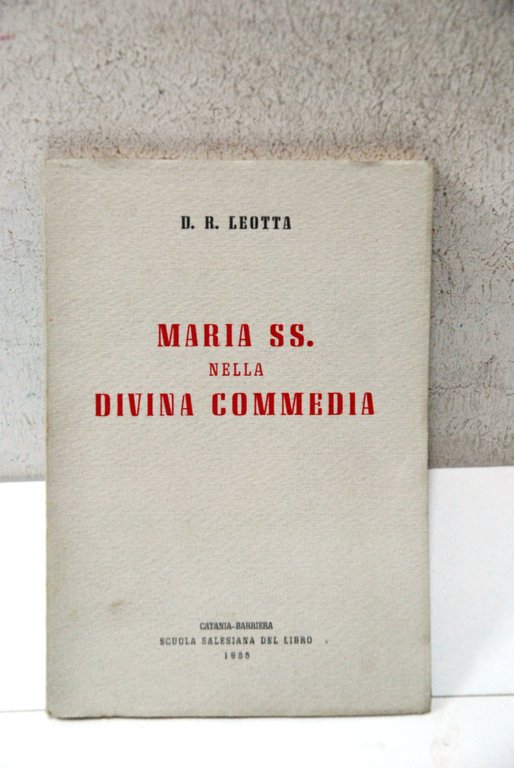 maria ss. nella divina commedia NUOVO
