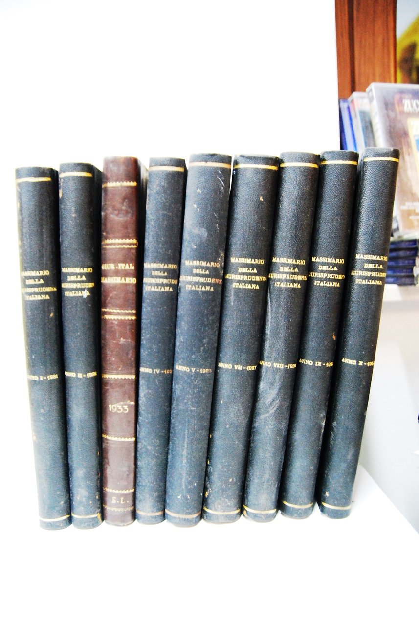Massimario della giurisprudenza italiana, i primi 10 anni 1931 ? … | Immagine principale