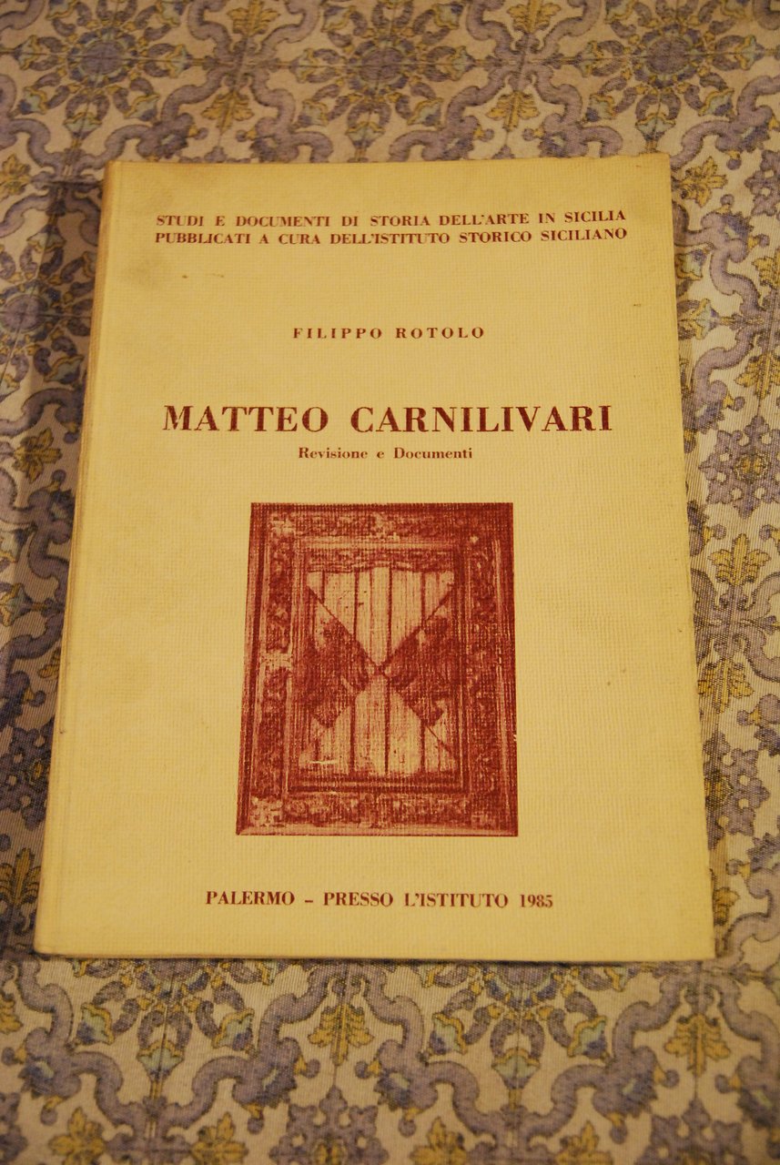 matteo carnilivari revisione e documenti copertina rigida NUOVISSIMO