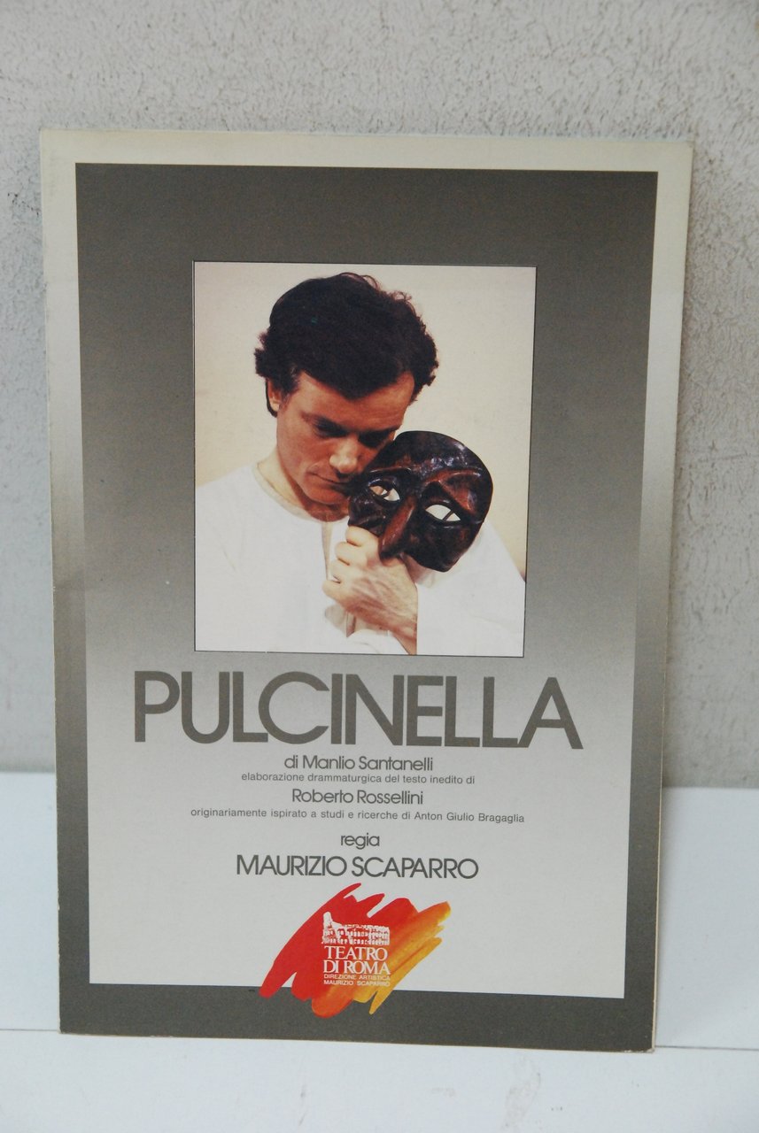 maurizio scaparro pulcinella di manlio santanelli roberto rossellini brochure teatrale | Immagine principale