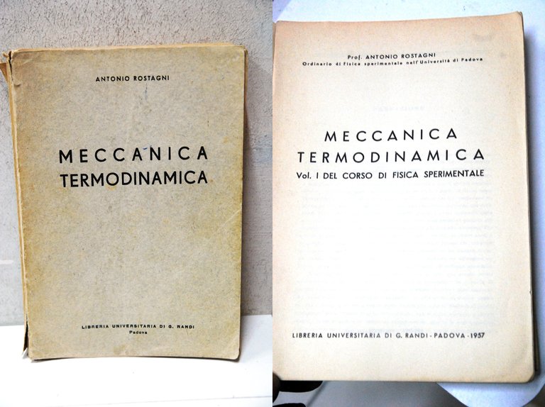 meccanica termodinamica vol. 1 del corso di fisica sperimentale